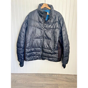 Michael Kors Packable Down Fill Puffer Jacket Women Size Xl Black